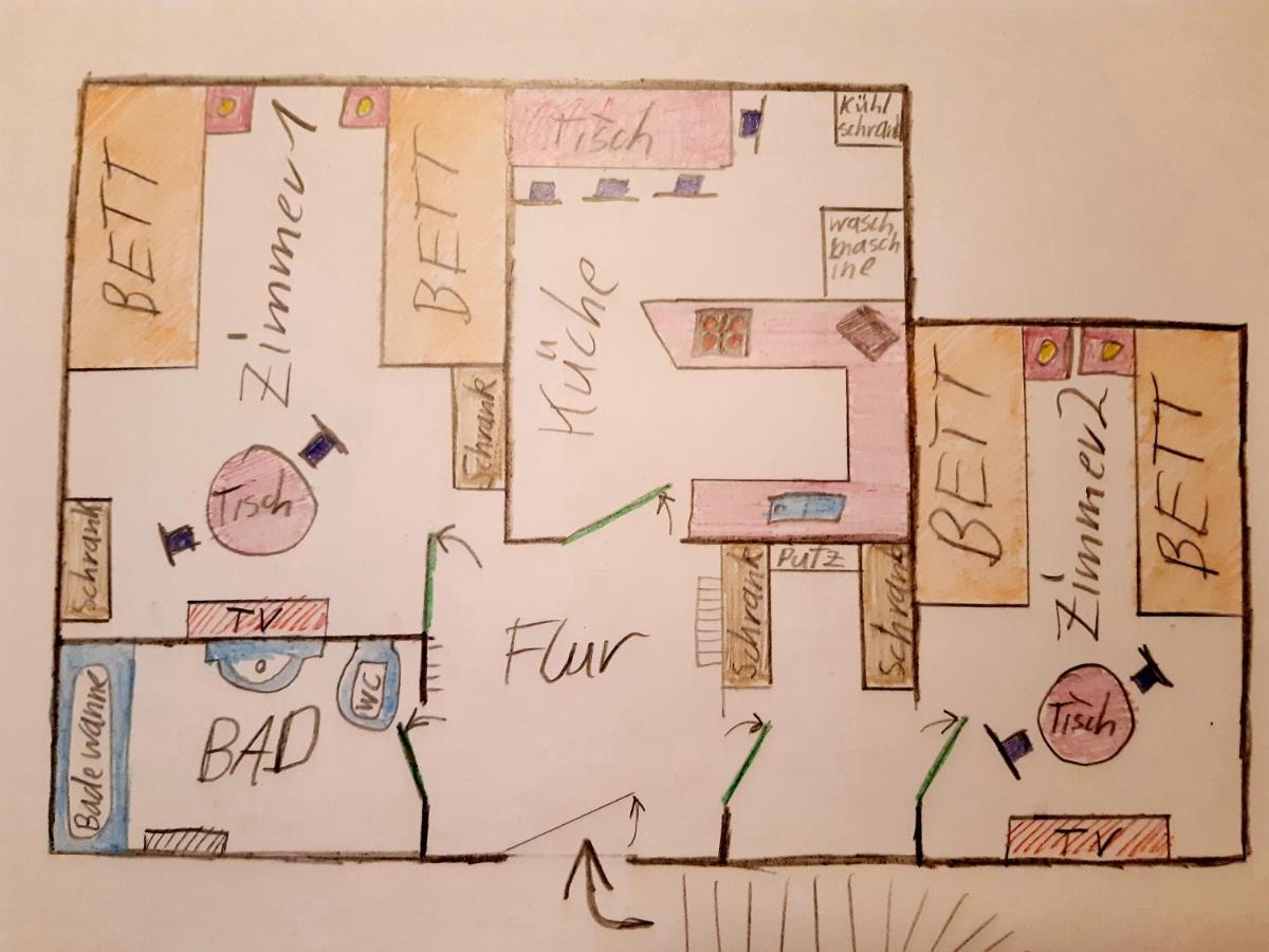 Ara Monteurzimmer Ferienwohnung Zentrumsnah Kesselsdorferstr Дрезден Екстер'єр фото